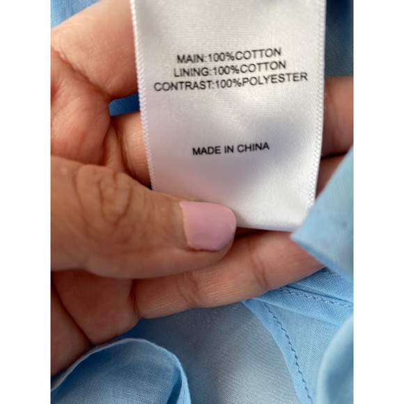 Aje Solstice Ring Embellishment Cut-out Cotton Mini Dress Size 6 - Picture 7 of 16